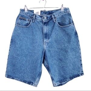 CALVIN KLEIN Vintage High Rise Mom Jean Shorts size 33
